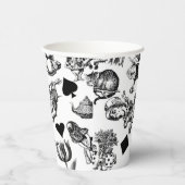 Gobelets En Papier Alice White Rabbit Wonderland Classic (Droite)