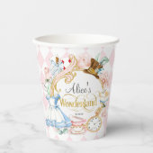 Gobelets En Papier Alice Wonderland fêté de thé de haine fêter annive (Recto)