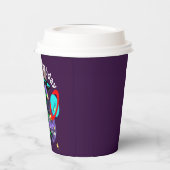 Gobelets En Papier Alien de l'espace extra-atmosphérique mignon thème (Gauche)