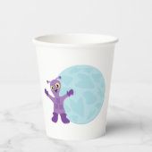 Gobelets En Papier Alien pourpre (Recto)