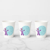 Gobelets En Papier Alien pourpre