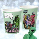 Gobelets En Papier Alien Sci-Fi Science Fiction fête d'anniversaire<br><div class="desc">Emmenez-moi à votre chef ! Si vous avez atteint une année terrestre qui convient à une célébration,  vous pouvez vouloir boire votre planète liquide à partir de ces tasses de papier. Pour tous les fans de Sci-Fi.</div>