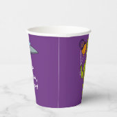 Gobelets En Papier Alien spatial avec Balloons Planet Anniversaire (Droite)