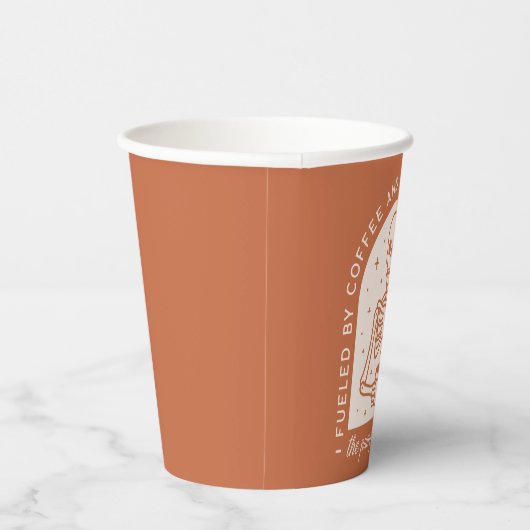 Gobelets En Papier Alimenté par le café et les lattes d'épices Citrou (Droite)