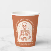 Gobelets En Papier Alimenté par le café et les lattes d'épices Citrou (Recto)