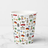 Gobelets En Papier Allemagne | Motif de symboles (Recto)