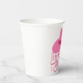 Gobelets En Papier Allons-y Filles, Voyage Filles, Retro Graphic (Droite)