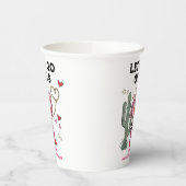 Gobelets En Papier Allons-y les Filles Week-end de Fiançailles Cowgir (Gauche)