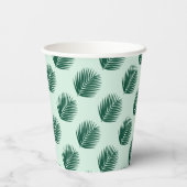 Gobelets En Papier Aloha Palm Feuilles (Verso)