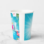 Gobelets En Papier Aloha Pool Party (Gauche)