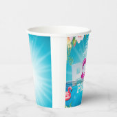 Gobelets En Papier Aloha Pool Party (Droite)