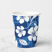 GOBELETS EN PAPIER ALOHA VENDREDI (BLEU) (Verso)