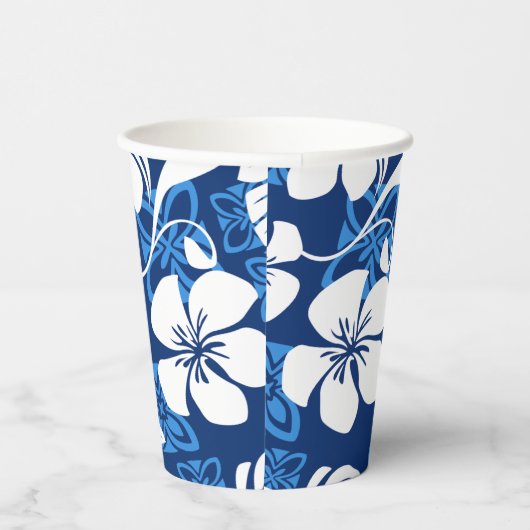 GOBELETS EN PAPIER ALOHA VENDREDI (BLEU) (Droite)