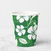 GOBELETS EN PAPIER ALOHA VENDREDI (VERT) (Verso)