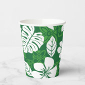 GOBELETS EN PAPIER ALOHA VENDREDI (VERT) (Gauche)