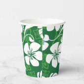 GOBELETS EN PAPIER ALOHA VENDREDI (VERT) (Droite)