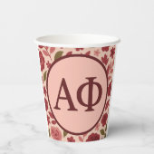 Gobelets En Papier Alpha Phi (Verso)