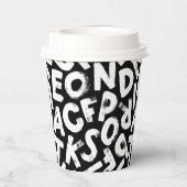 Gobelets En Papier Alphabet (Verso)
