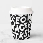 Gobelets En Papier Alphabet (Recto)