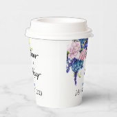 Gobelets En Papier Amant bleu (Droite)