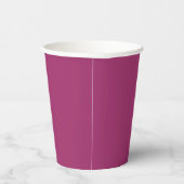 Gobelets En Papier Amarant (M&P) (couleur solide) (Droite)