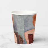 Gobelets En Papier Amedeo Modigliani - Robe de soirée pour filles rou (Droite)