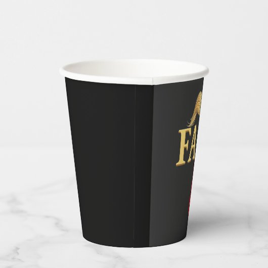 Gobelets En Papier Américain Donald Trump FAFO USA Drapeau patriotiqu (Droite)