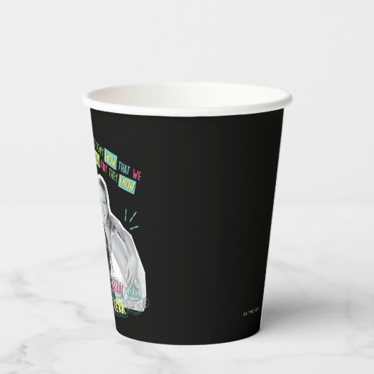 Gobelets En Papier AMIS™ | Monica, Rachel et Phoebe (Verso)