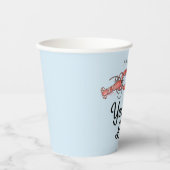 Gobelets En Papier AMIS™ | Vous êtes ma citation d'aquarelle de homar (Recto)