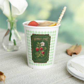 Gobelets En Papier Amit one -fraise