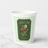 Gobelets En Papier Amit one -fraise (Verso)