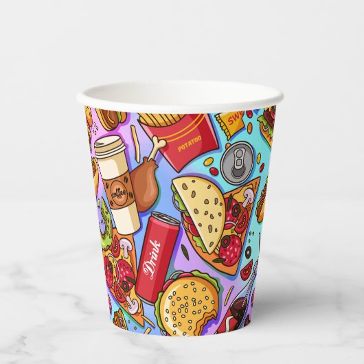 Gobelets En Papier Amour alimentaire (Recto)