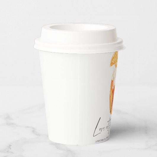 Gobelets En Papier Amour au premier spritz Enterrement de vie de jeun (Droite)