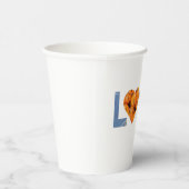 Gobelets En Papier amour basket-ball (Droite)