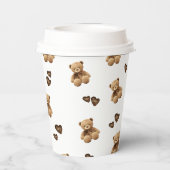 Gobelets En Papier Amour de l'ours (Verso)
