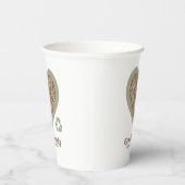 Gobelets En Papier Amour Éco et Coeur (Droite)