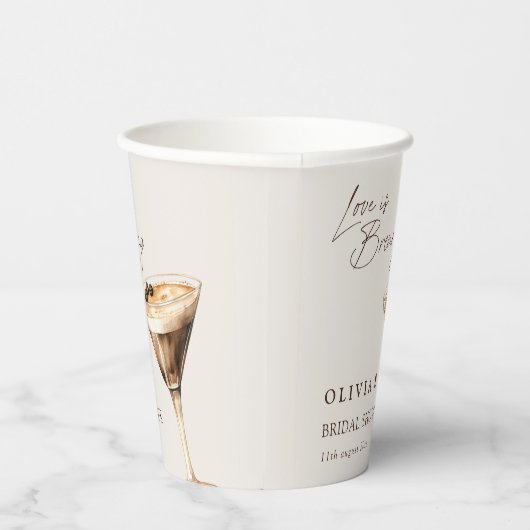Gobelets En Papier Amour en cours de préparation Fête de fiançailles  (Droite)