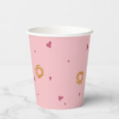 Gobelets En Papier AMOUR ET SACS | Rose pâle | (Verso)