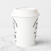 Gobelets En Papier Amour Éternel - 1 Jean 4:18 Citation Écriture Art (Gauche)