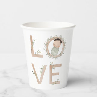 Gobelets En Papier Amour | Nouveau bébé