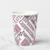 Gobelets En Papier Amour tasse de café (Gauche)