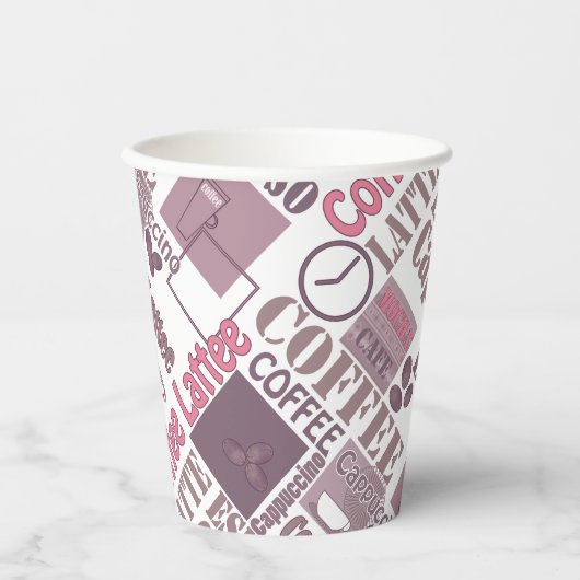 Gobelets En Papier Amour tasse de café (Recto)