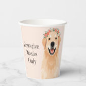 Gobelets En Papier amoureux des chiens (Recto)