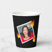 Gobelets En Papier Amusant 50e anniversaire "Hot Tamale" Funny Fire P (Verso)