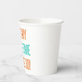 Gobelets En Papier Amusant 60ème anniversaire pour les femmes (Gauche)