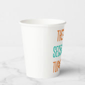 Gobelets En Papier Amusant 60ème anniversaire pour les femmes (Droite)