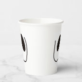 Gobelets En Papier Amusant, éffrayant, visage fantôme à Halloween (Gauche)