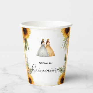 Gobelets En Papier Amusant Joy Lily Twin Double Joint Quinceanera