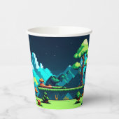 Gobelets En Papier Amusant Novelty Computer Jeu Anniversaire Fête (Gauche)