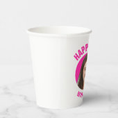 Gobelets En Papier Amusant tendance 21e anniversaire PERSONNALISÉ TEX (Droite)